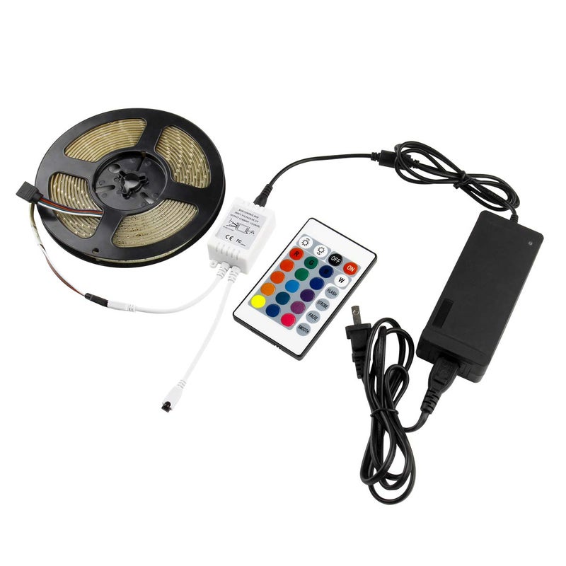 SUPERNIGHT وحدة تحكم عن بُعد LED شريط SUPERNIGHT DC 12V 24 مفتاح مع صندوق تحكم لأضواء شريط RGB LED 3528 5050 SMD - Image 5